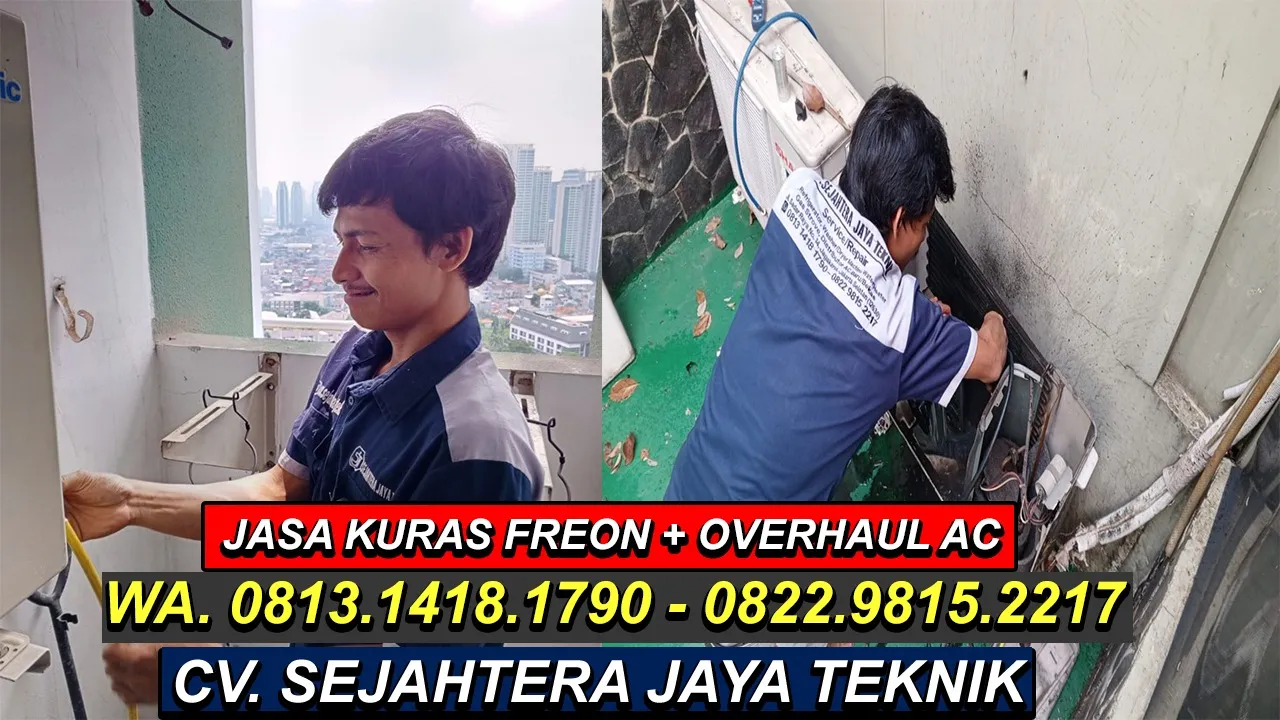 WA. 0822.9815.2217 - 0813.1418.1790 Jasa Pasang AC Pondok Gede, Pondok Gede, Bekasi, CV. Sejahtera Jaya Teknik