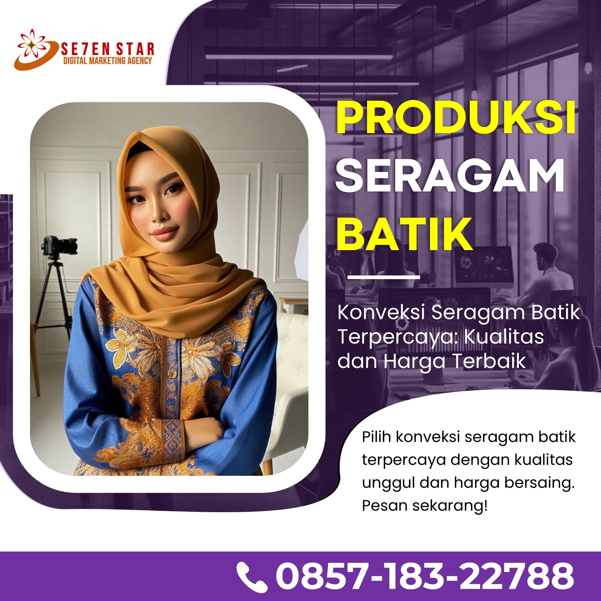 Agen Seragam Batik Perusahaan 2025 - Kualitas Premium