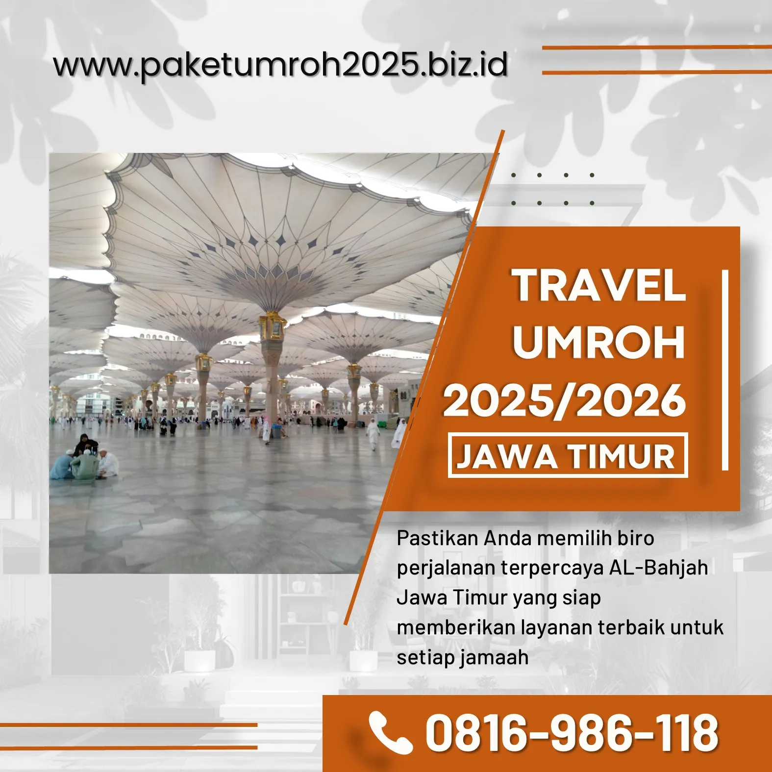 Paket Umroh VIP 2025 Pagak Malang AL Bahjah