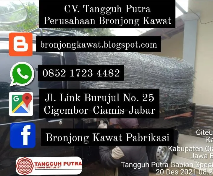 Promo !!! Jual Bronjong Kawat Pabrikasi di Buru, Karimun