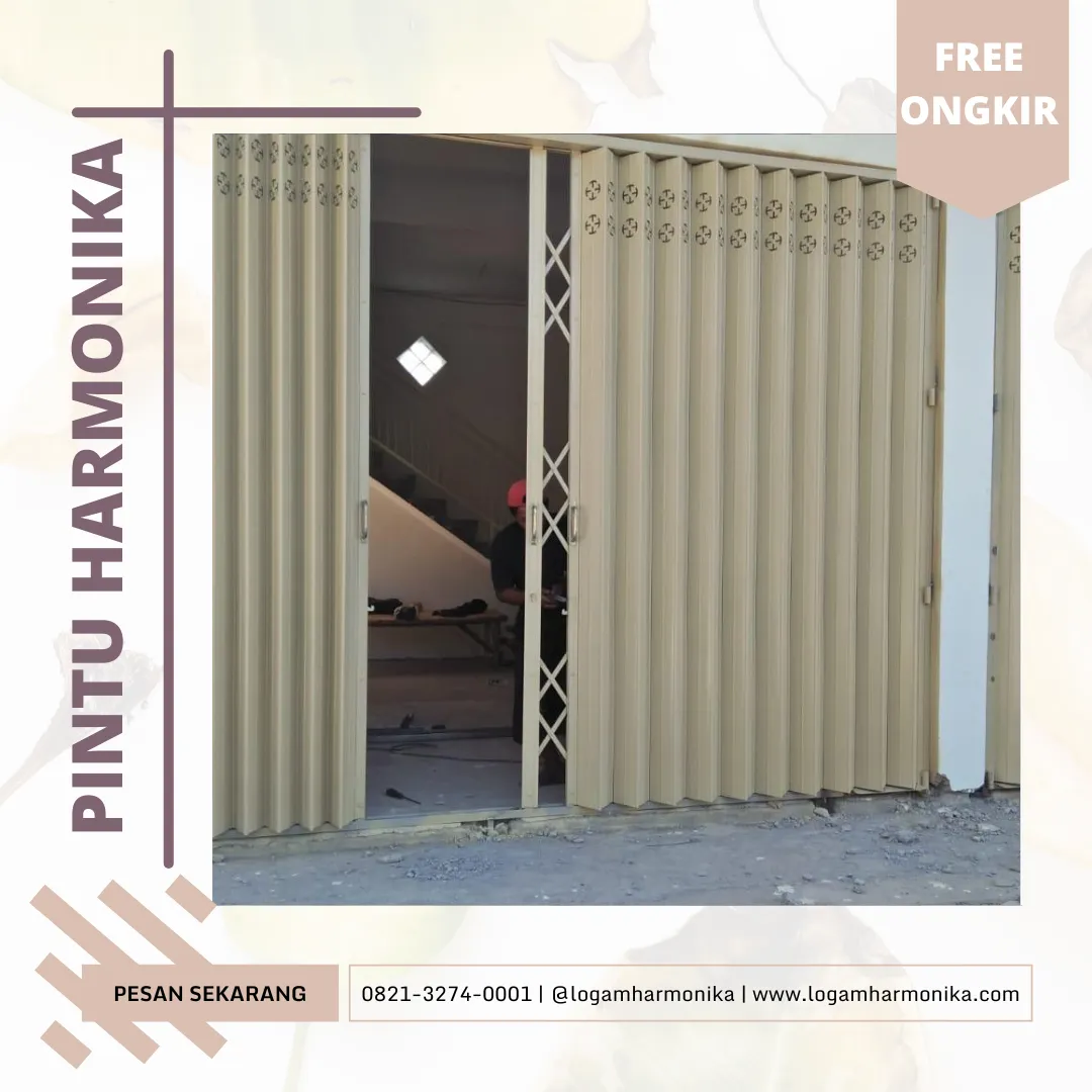 Jual Pintu Harmonika Jawa timur