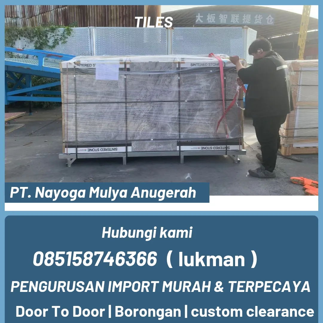 JASA IMPORT TILES DARI SAN MARINO DOO TO DOOR - INDONESIA