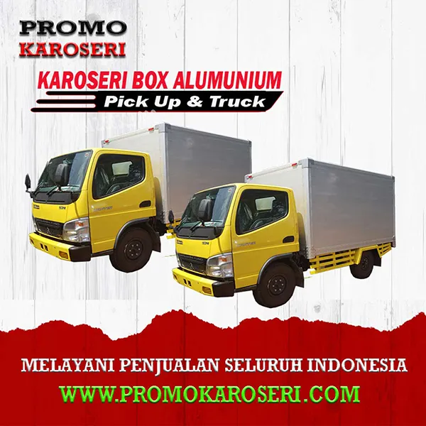 BENGKEL PERBAIKAN KAROSERI BOX ALUMUNIUM