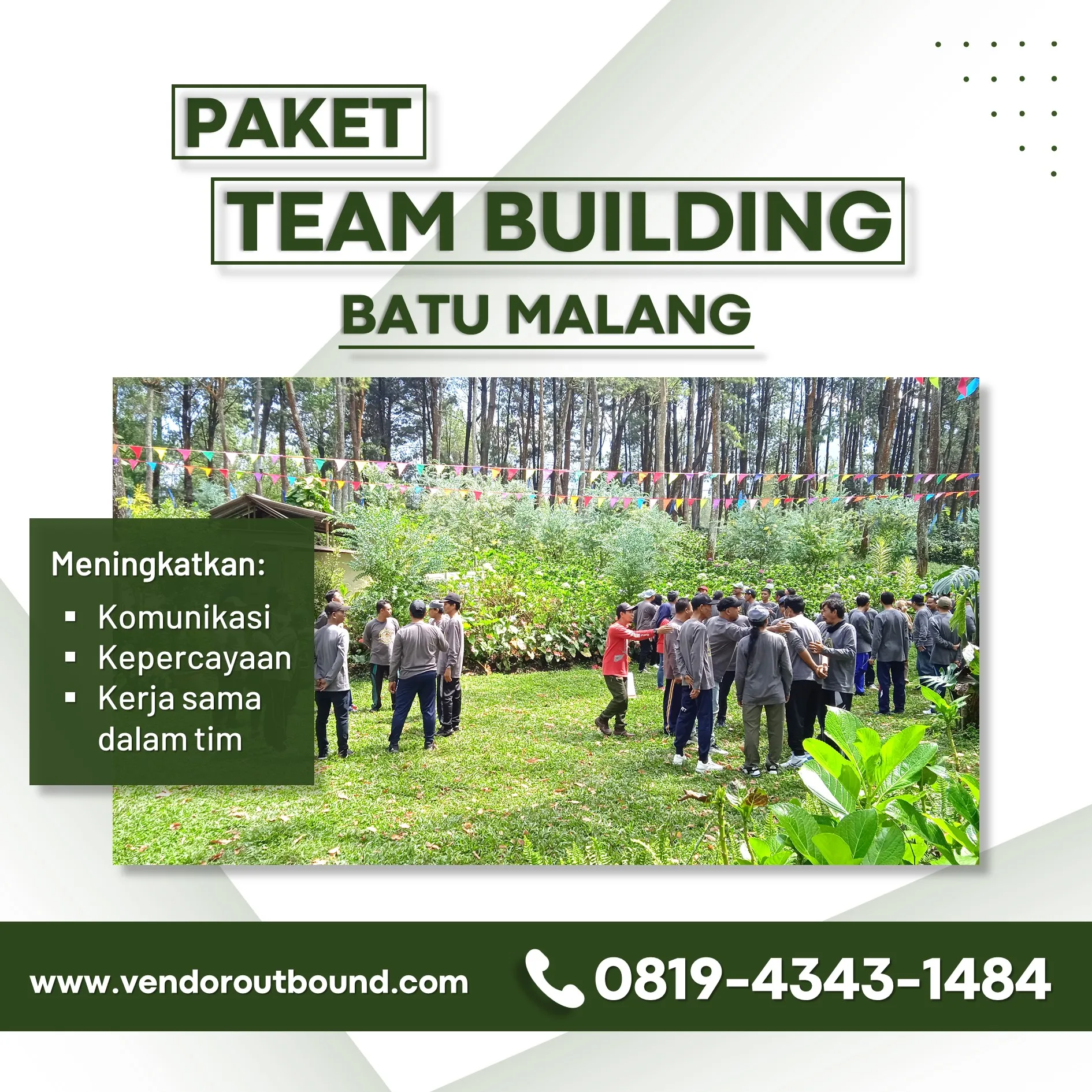 Harga Paket Outbound Training di Malang dengan Program Beragam