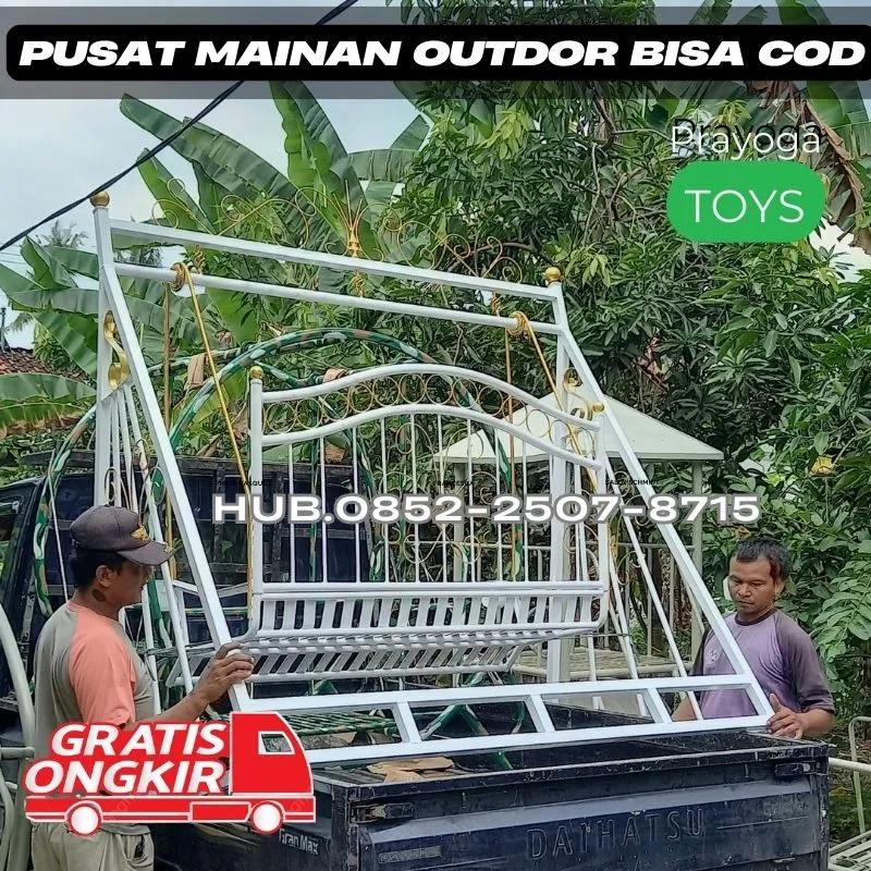 Contoh Ayunan Besi Custom Dan Perosotan Anak Kec Gerih Ngawi