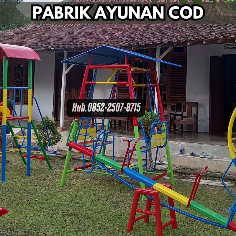 TERPECAYA !! ayunan besi bulat Dan mainan outdoor untuk tk Kec Cisarua Sumedang Bayar COD Free Ongkir