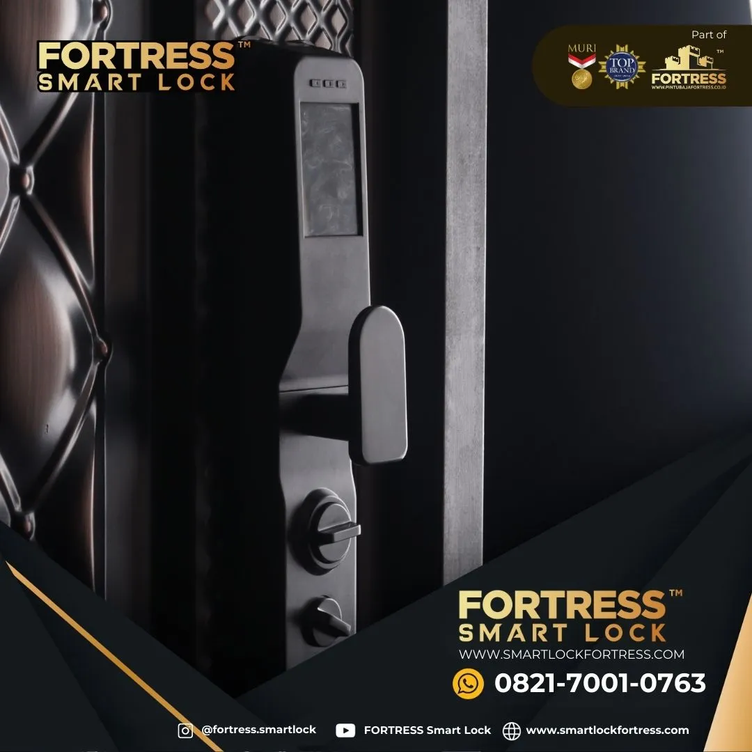 (FORTRESS) Smartlock Double Door Di Palu