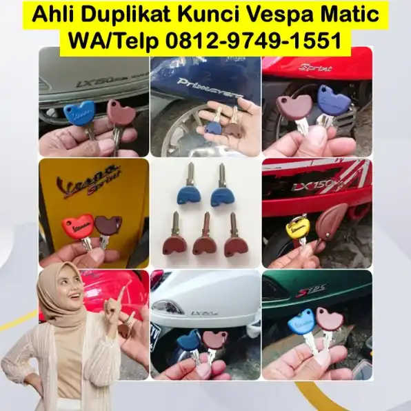 0812-9749-1551(WA), Ahli Kunci Vespa Matic Profesional Cirebon