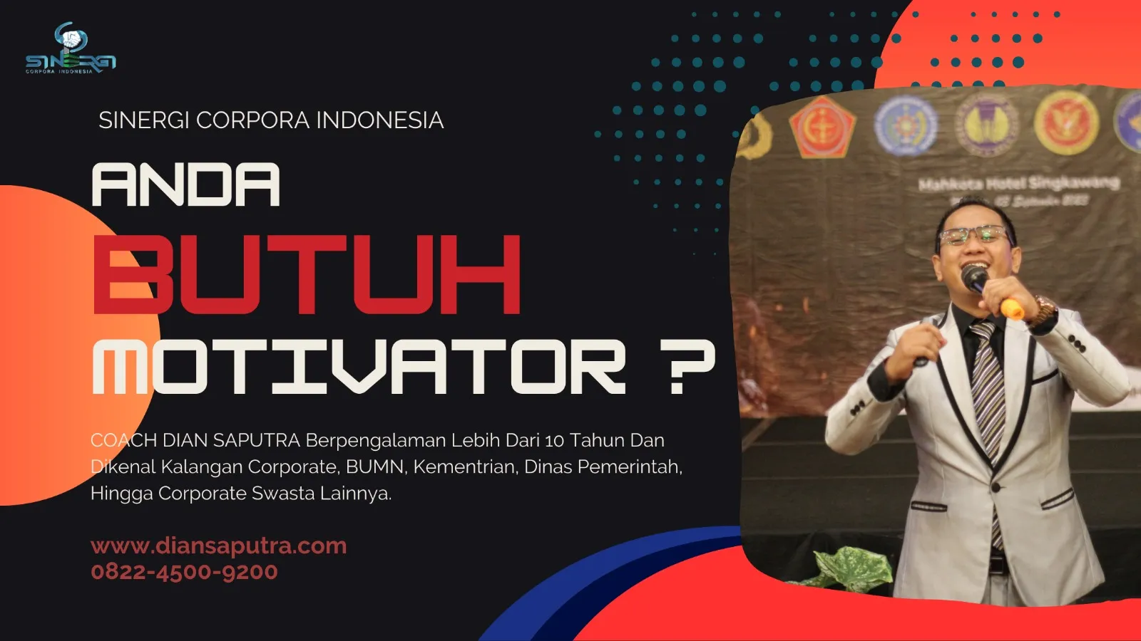 Pembicara Motivator Bandung Barat, Terpercaya & Solutif, Dian Saputra