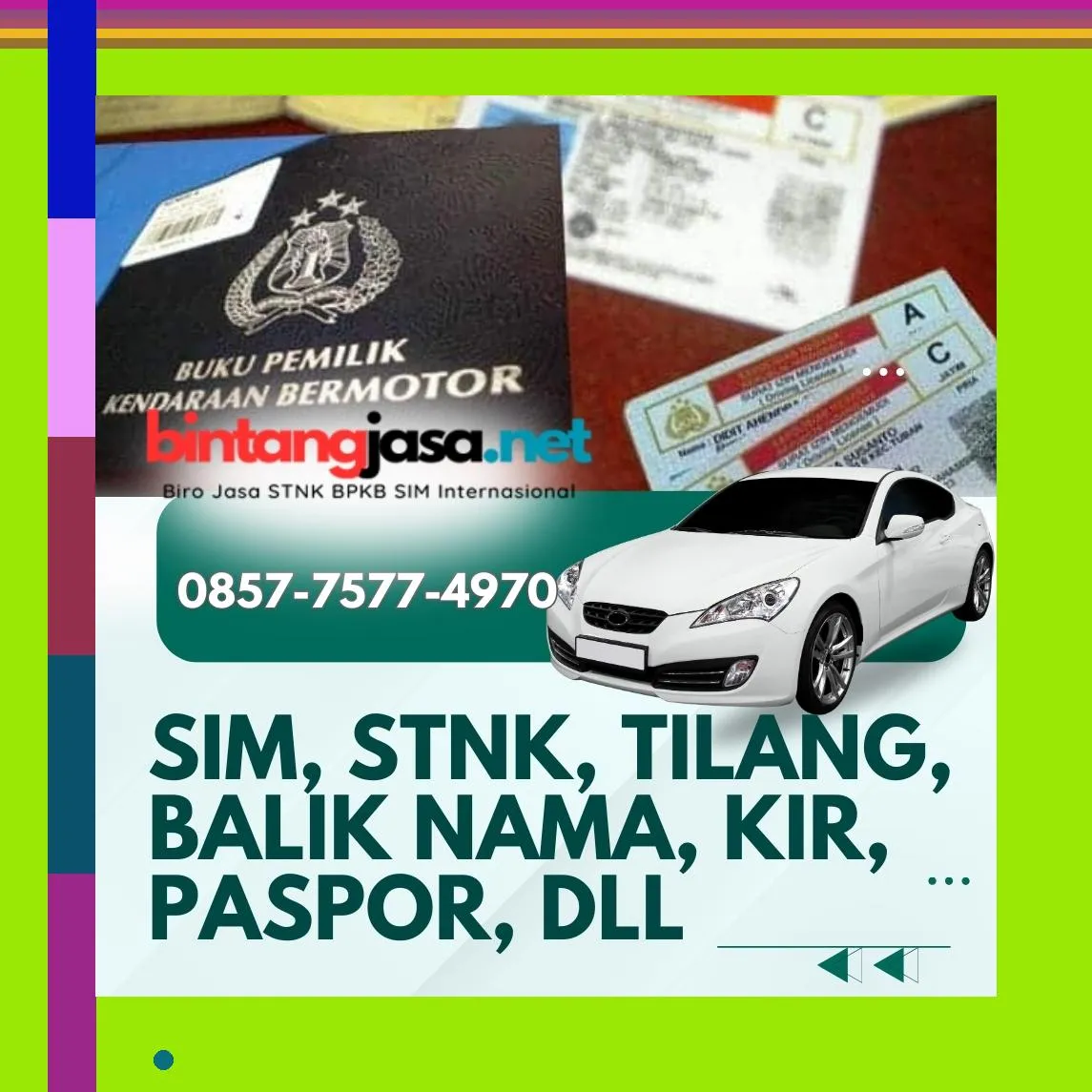 Termurah 0857-7577-4970 Bayar Setelah Jadi SIM WNA Dan Internasional Terpercaya Di Jakarta Timur BintangJasa.Net