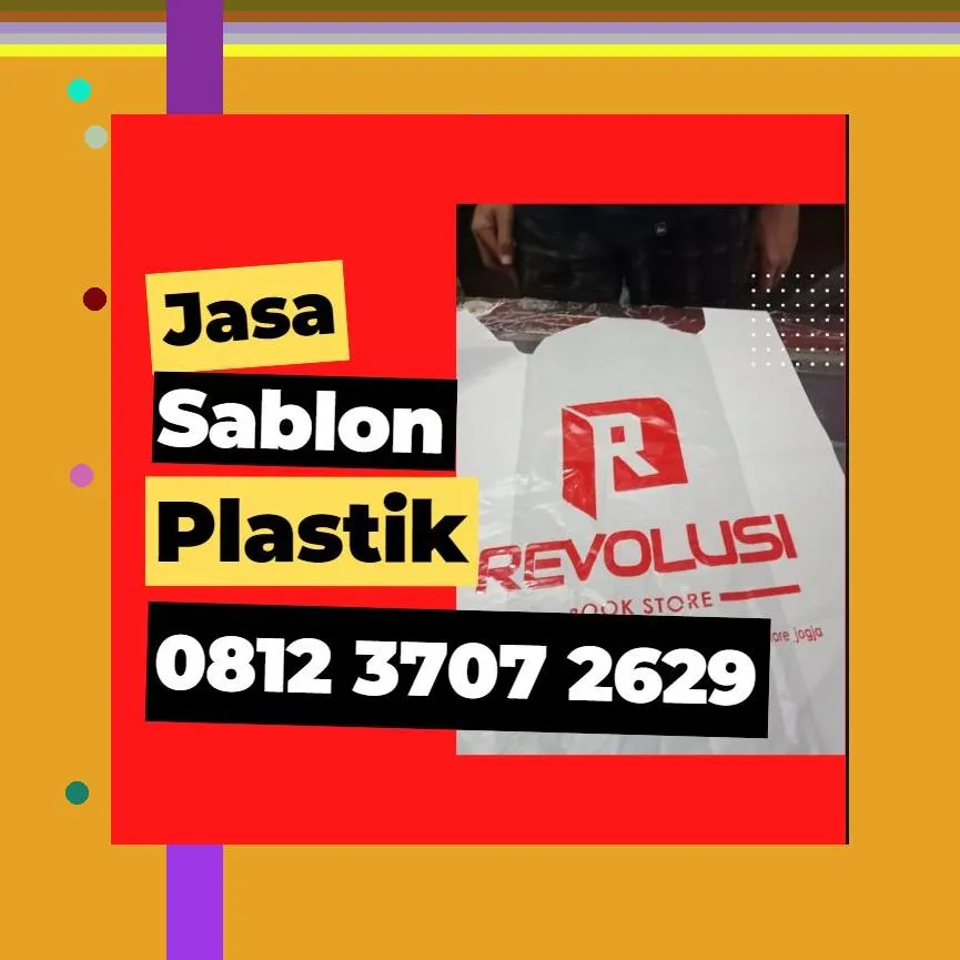 Jasa Sablon Plastik OPP di Mantrijeron