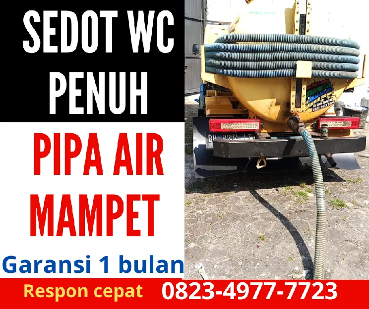 SEDOT WC PEKANBARU, SOLUSI SALURAN MAMPET