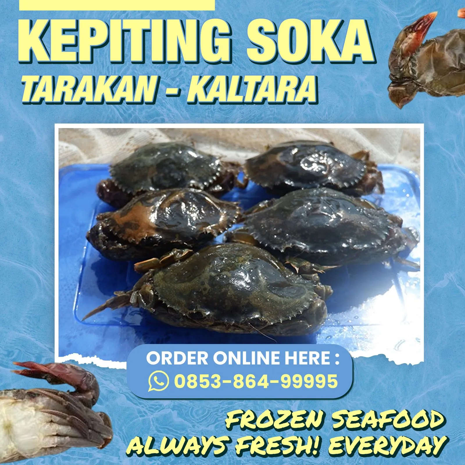 FRESH, Jual Kepiting Taraba Mejayan