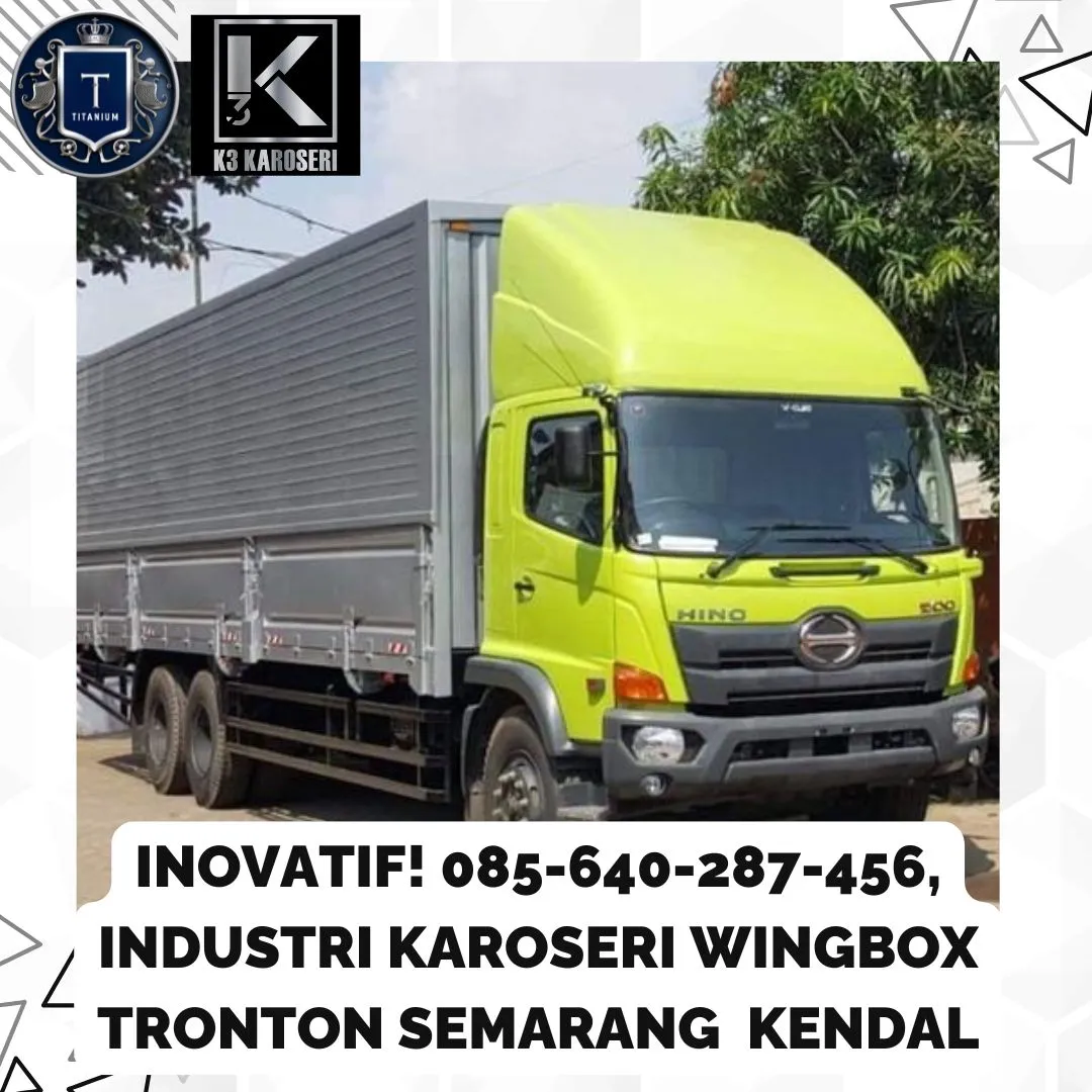 Inovatif, Industri Karoseri Wingbox Tronton Semarang  Kendal