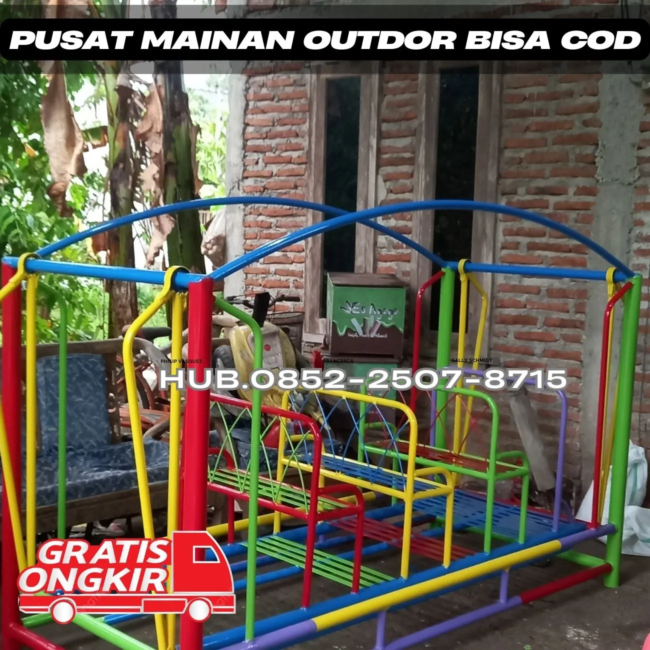 Inspirasi ayunan besi bulat Dan mainan outdoor untuk tk Kec Dukuh Pakis Kota Surabaya