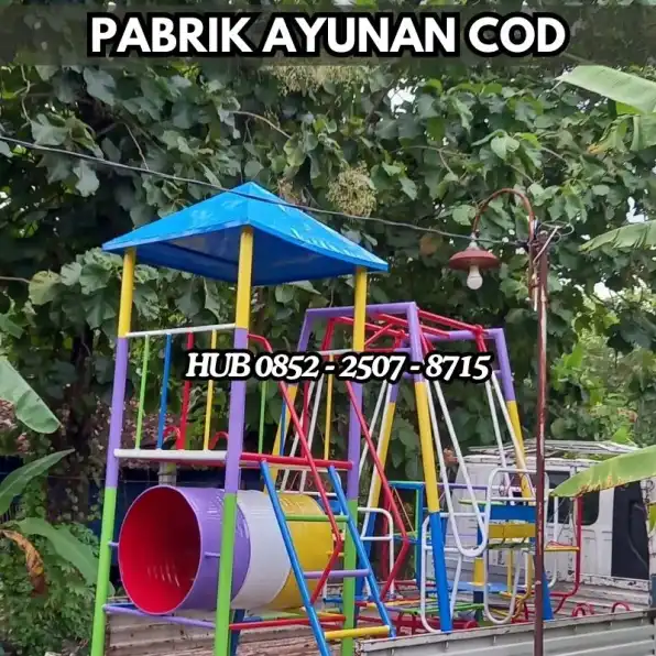 Hub 0852-2507-8715 TERPECAYA !! ayunan besi bulat Dan mainan outdoor untuk tk Kec Cilacap Tengah Cilacap Bayar COD Free Ongkir