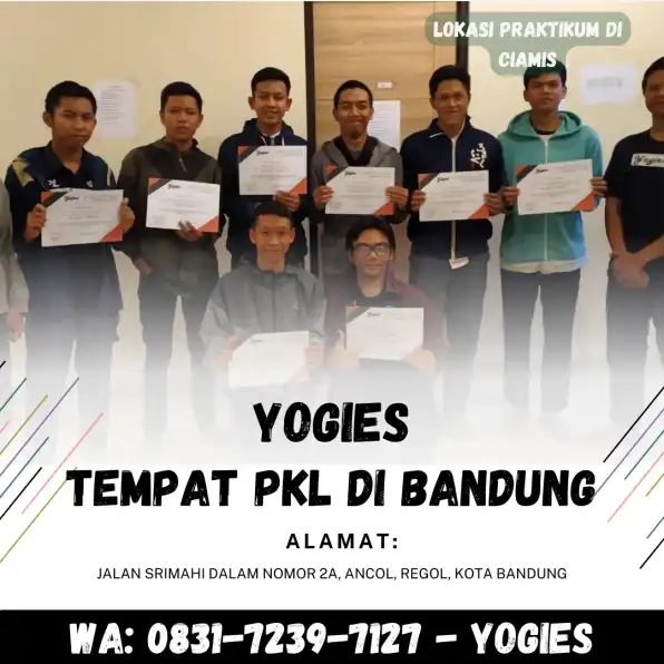 WA : 0831-7239-7127 ( YOGIES ) Tempat PKL Di Bandung, Yogies, Lokasi Kerja Lapangan Di Cirebon, Tempat Magang Di Tasikmalaya, Tempat Magang Di Banjar , Jurusan Rekayasa Perangkat Lunak