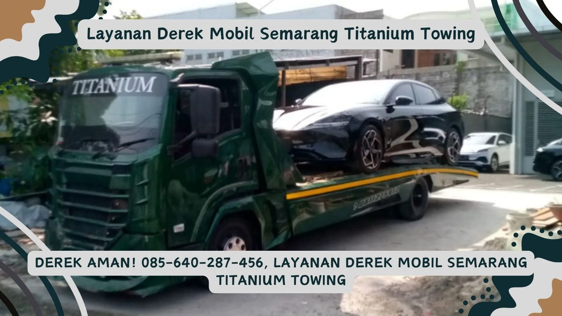 Derek Aman! Layanan Derek Mobil Semarang Titanium Towing