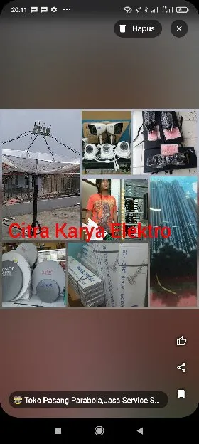 Jual Perbaikan Setting Service Daerah Tomang Jak-Bar & Pasang Antena Parabola