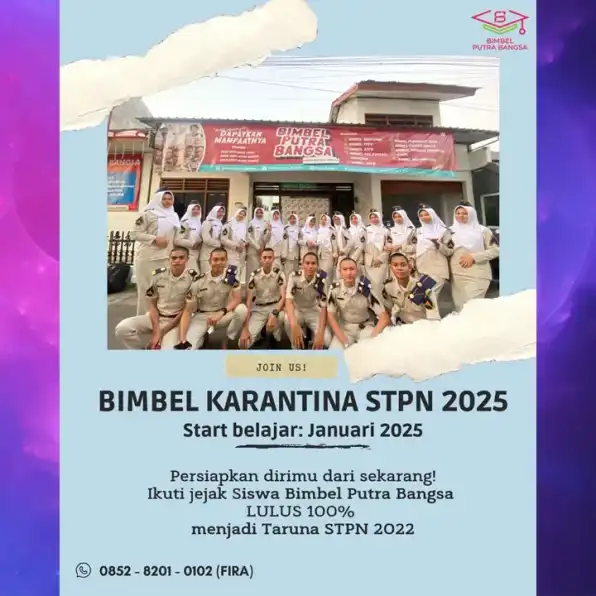 Unggul bersaing  0852-8201-0102  Tempat Les  Bimbingan Belajar  STIN  Probolinggo  Bandar Lampung  Bimbel Putra Bangsa