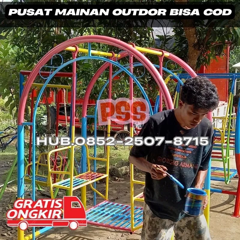 Gambar Ayunan Besi Dan Jungkat Jungkit Kec Blahbatuh Gianyar