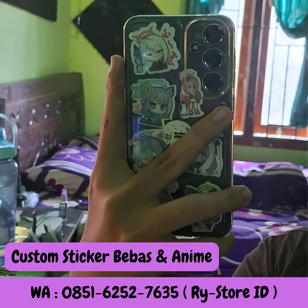 WA 085I-6252-7635 ( Ry-Store ID ), Sticker Anime Custom Kab Kuningan