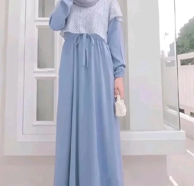 Gamis Wanita Model Brukat