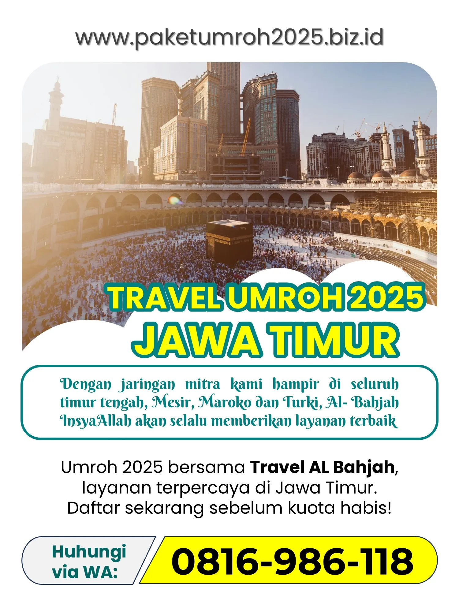 Travel Umroh Keluarga Wonodadi Blitar – AL Bahjah