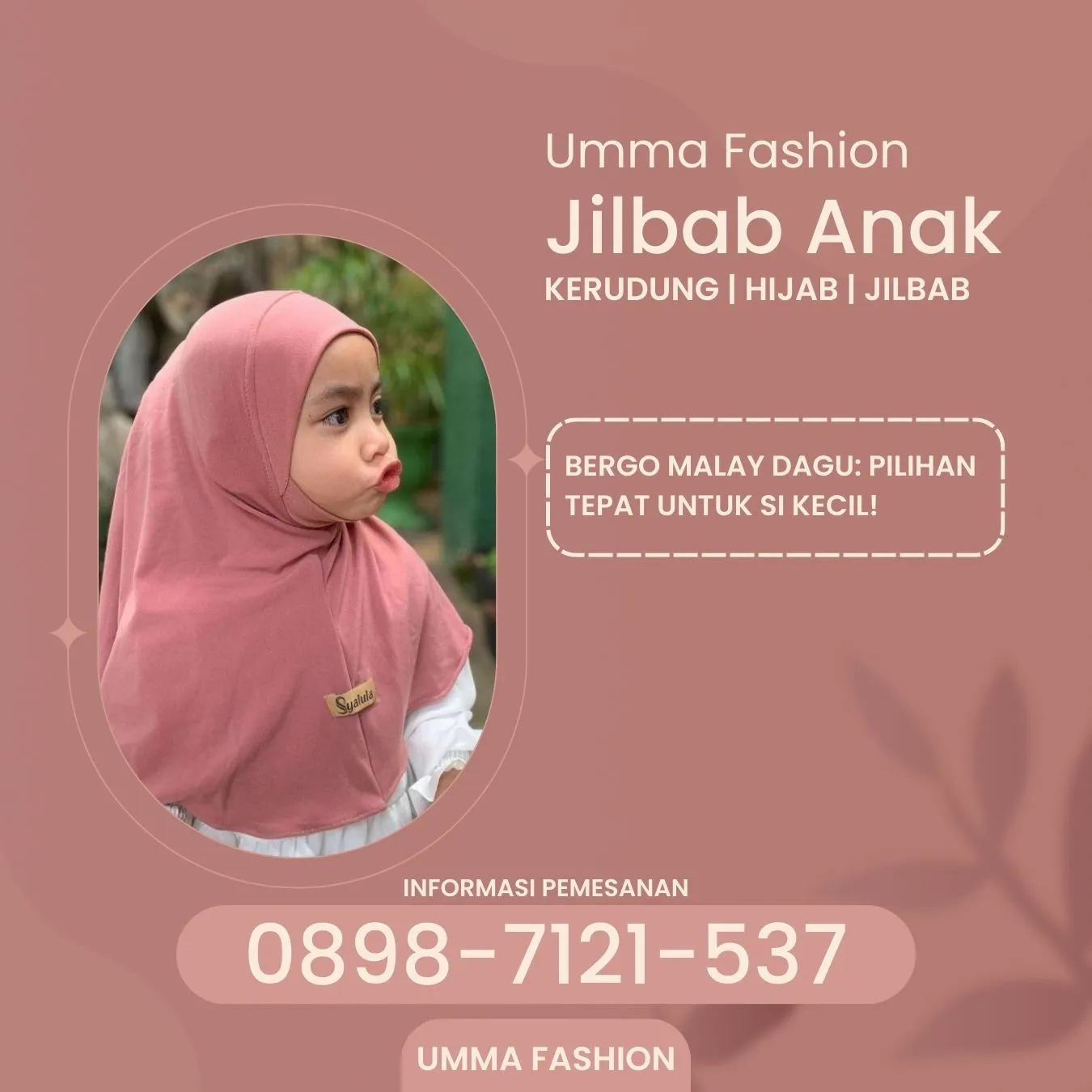 0898-7121-537 Kerudung Anak Arrafi |Umma Fashion| di Antapani Wetan Bandung
