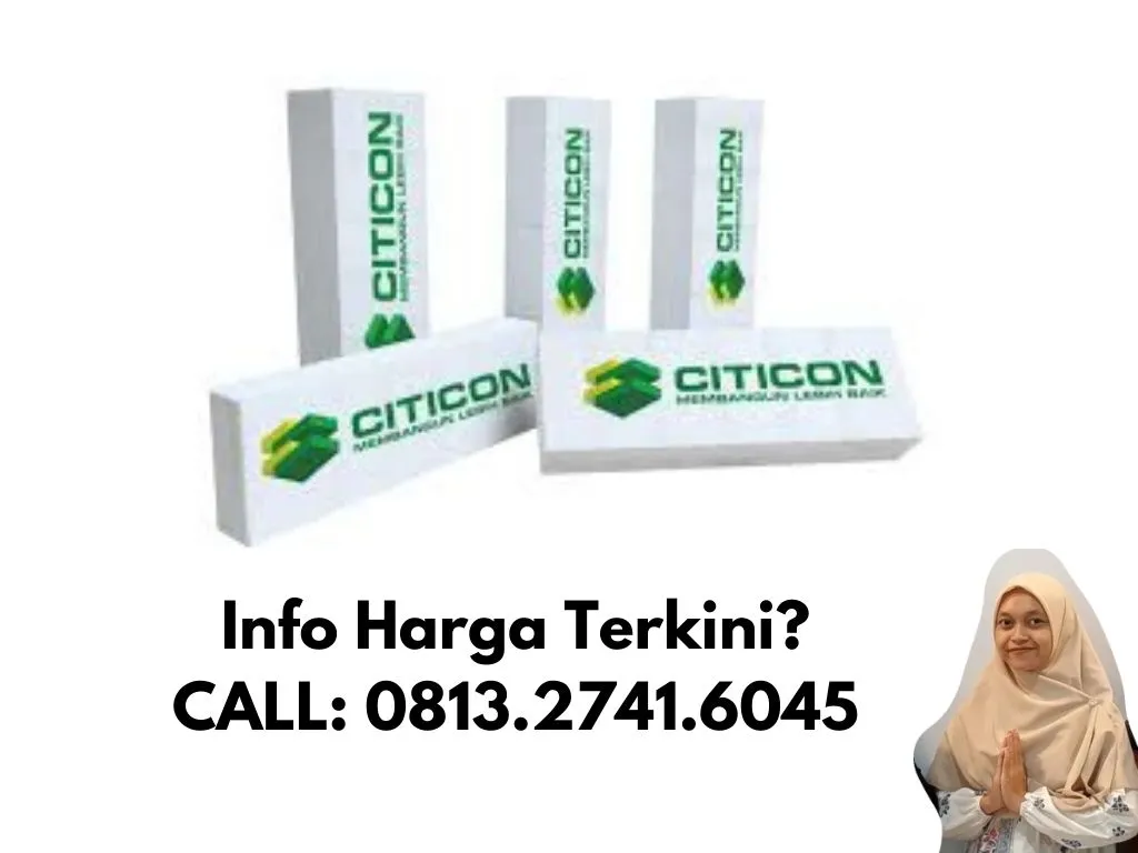 HARGA HARI INI! Bata Ringan Citicon 10 Cm Cibitung Bekasi