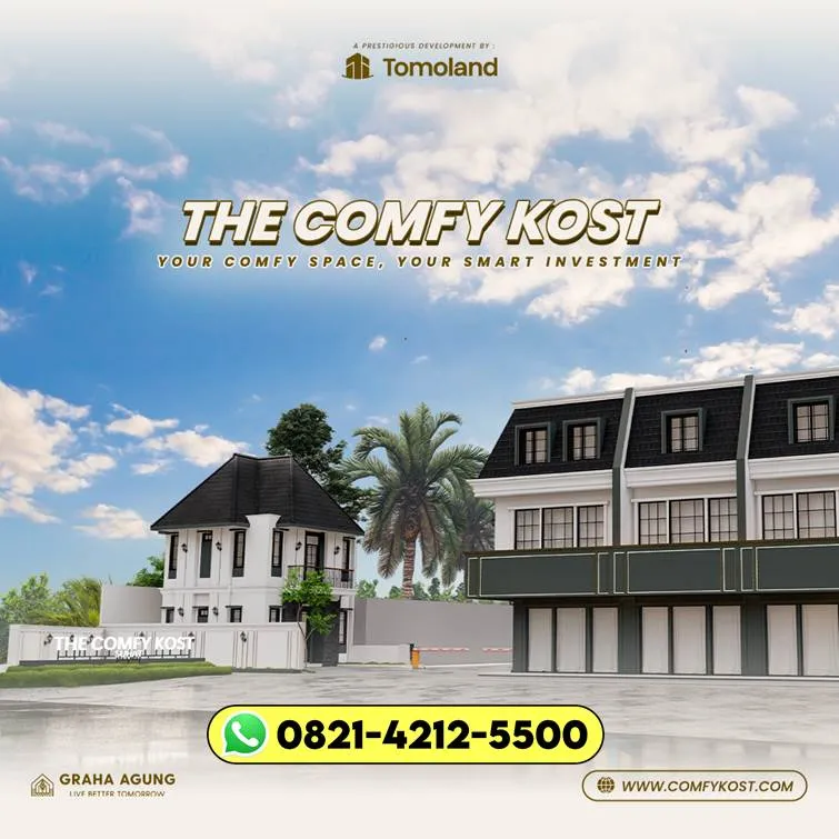 STOK TERBATAS T821-4212-5500 Investasi Rumah Kost Minimalis Untuk Keluarga Jawa Timur Bondowoso COMFY KOST