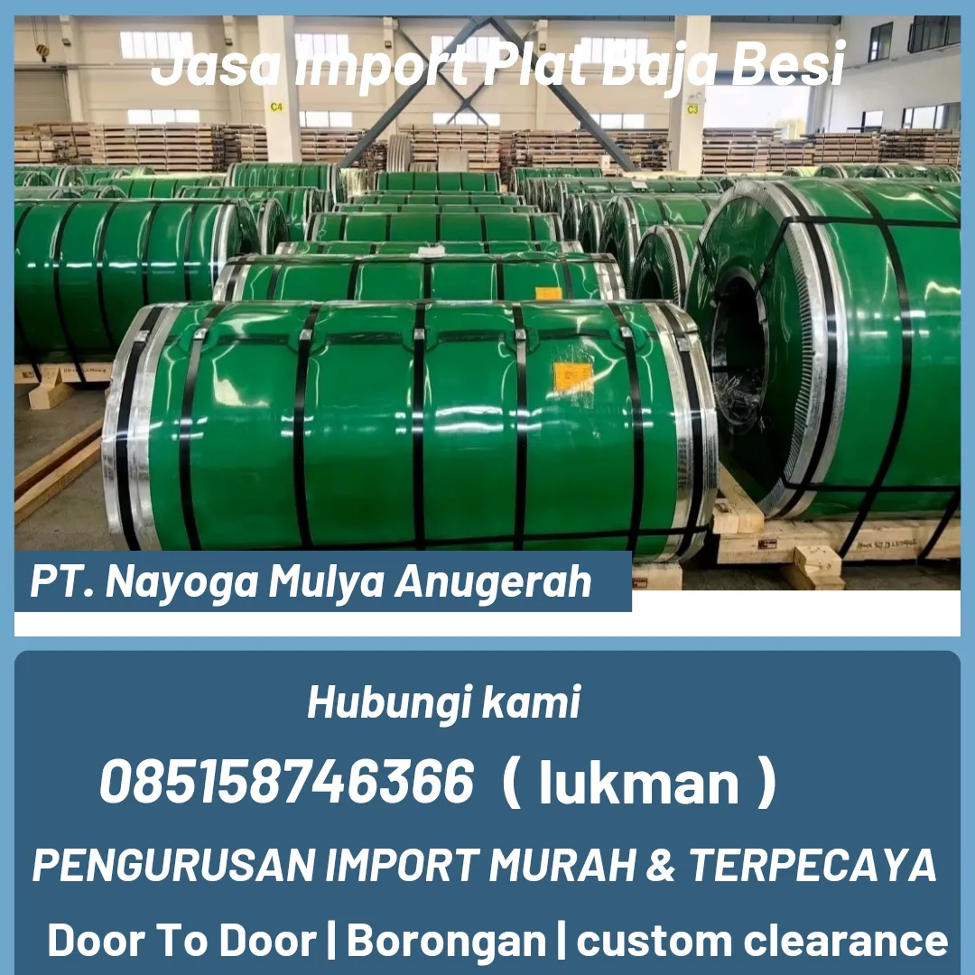 JASA IMPORT PLAT BAJA YUNANI DOOR TO DOOR INDONESIA