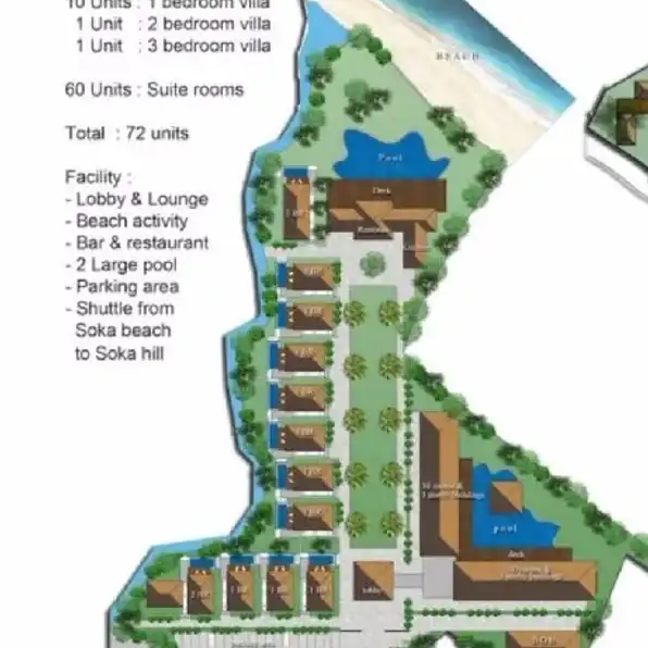 Dijual 1,5203 Ha. Loss Pantai Soka, Jl. Raya Denpasar Gilimanuk Antap Selemadeg Tabanan