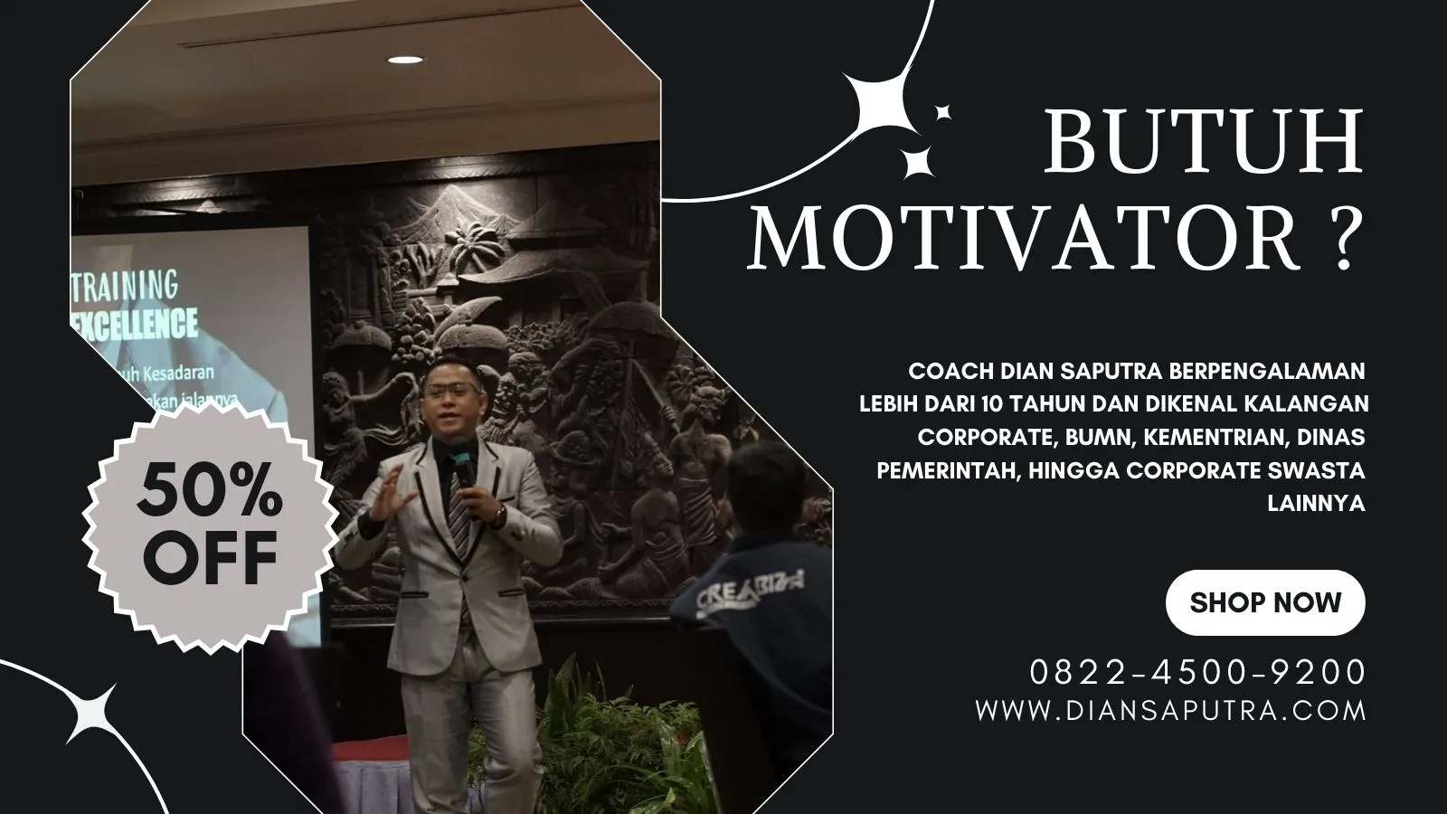 Trainer dari Pandaan, Terpercaya & Solutif, Dian Saputra