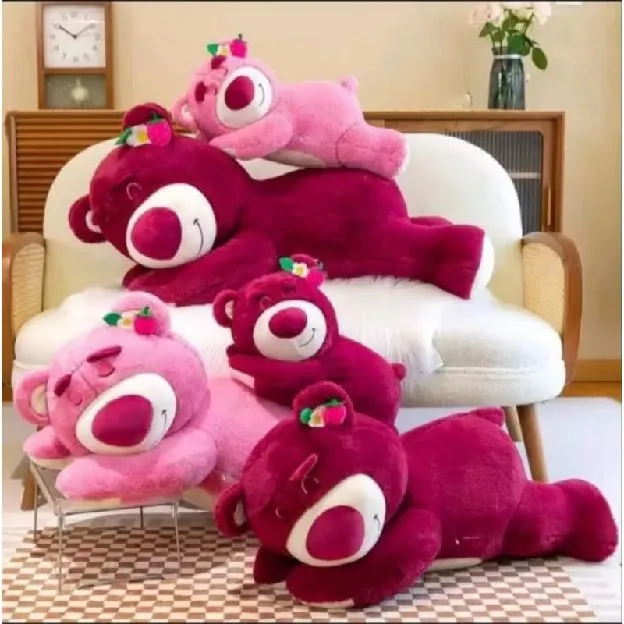 Boneka Lotso Toys Story Lying - Boneka Lotso Rebah Bahan Halus Lembut