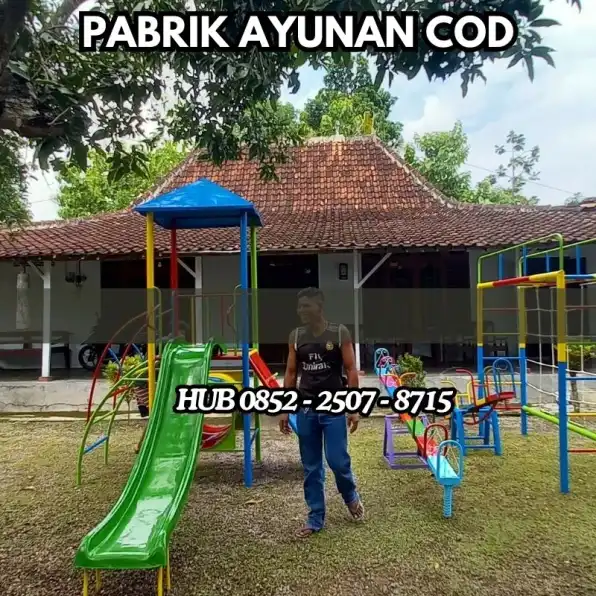 Hub 0852-2507-8715 STOK READY !! ayunan besi hollow Dan produsen playground Kec Sawangan Depok Bayar COD Free Ongkir