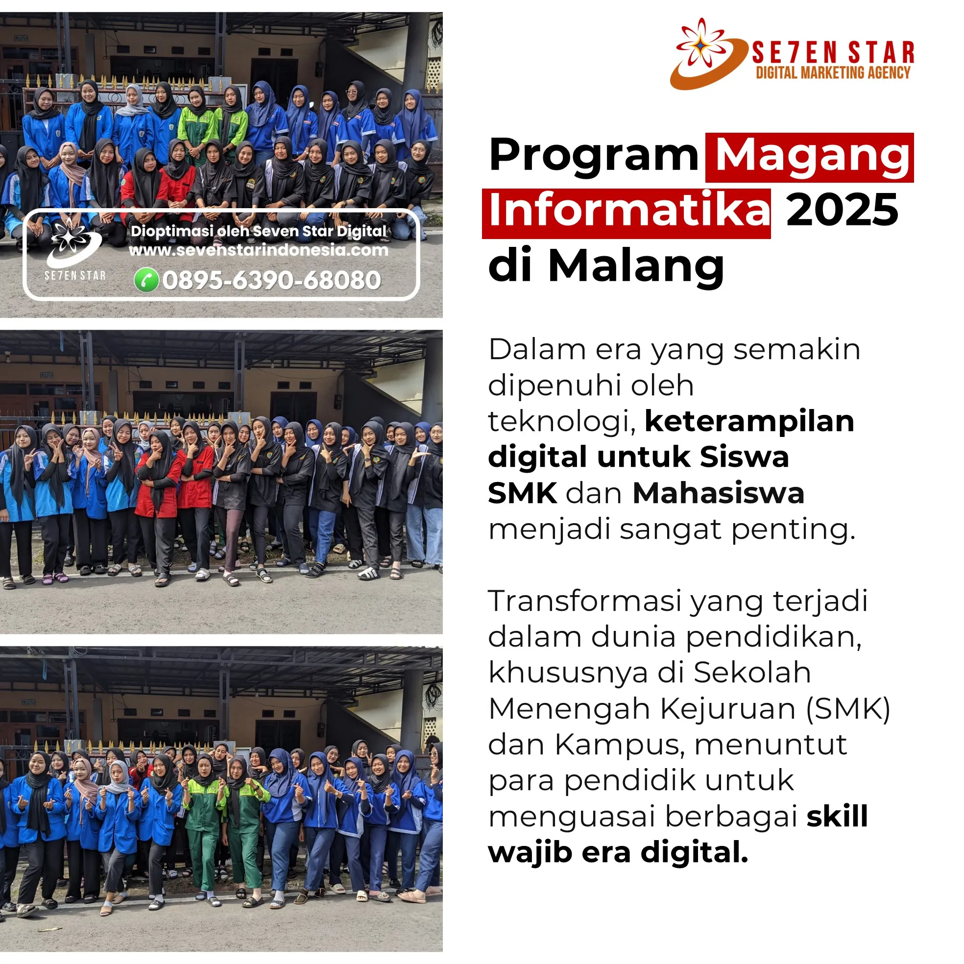 WA 0895639068080, Rekomendasi Internship Mahasiswa 2025 di UIN Malang