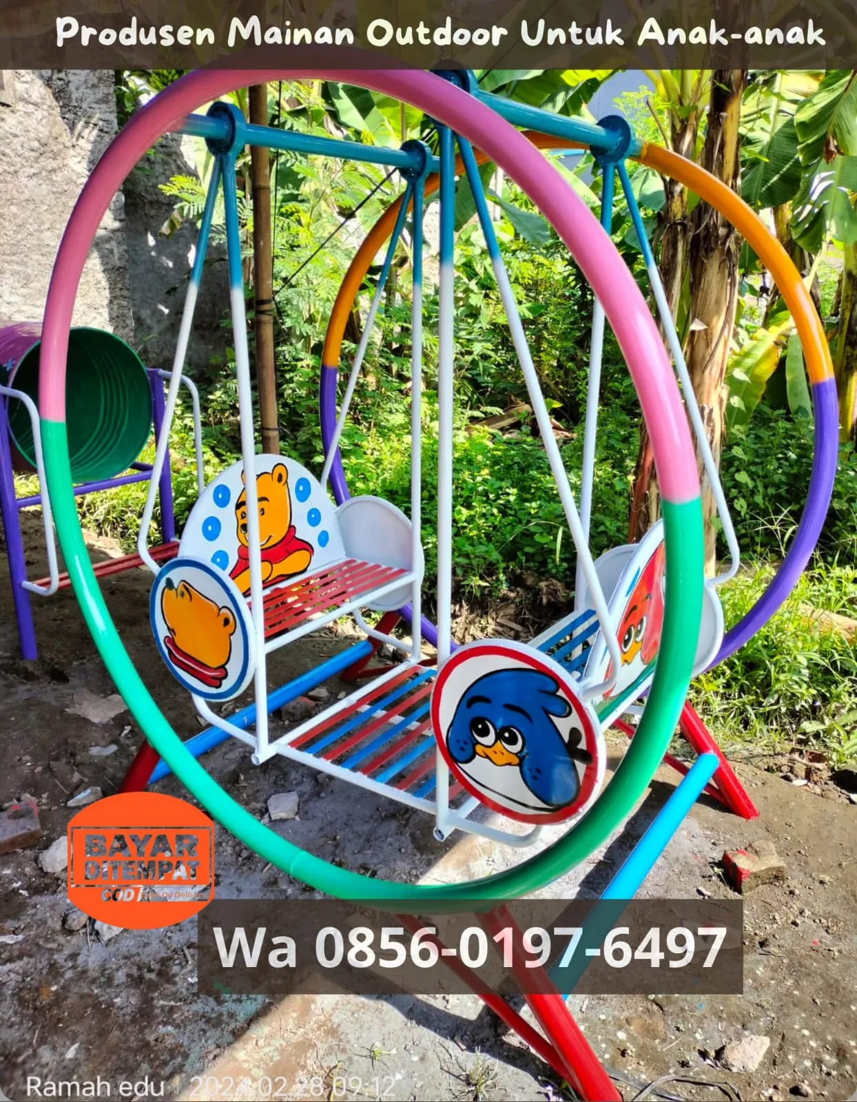 TERLENGKAP Pusat Mainan Playground Set Ayunan Besi di Magelang