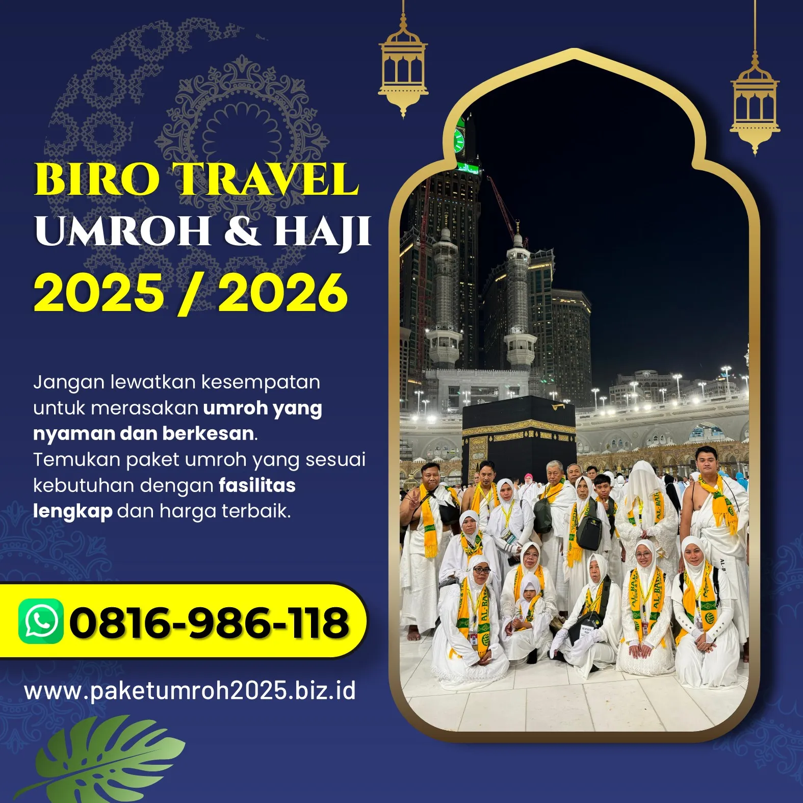 Travel Umroh Akhir Tahun 2025 Garum Blitar Bersama AL Bahjah