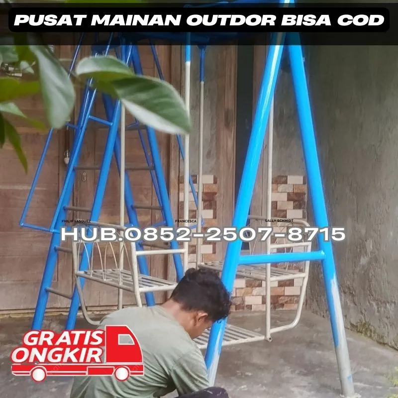 Contoh ayunan besi minimalis Dan mainan tk Kec Ranuyoso Lumajang
