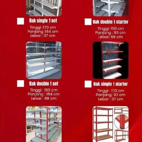 Jual Rak Supermarket-supermarket Palembang 0812-7135-9277PT Raffa Jaya Truss