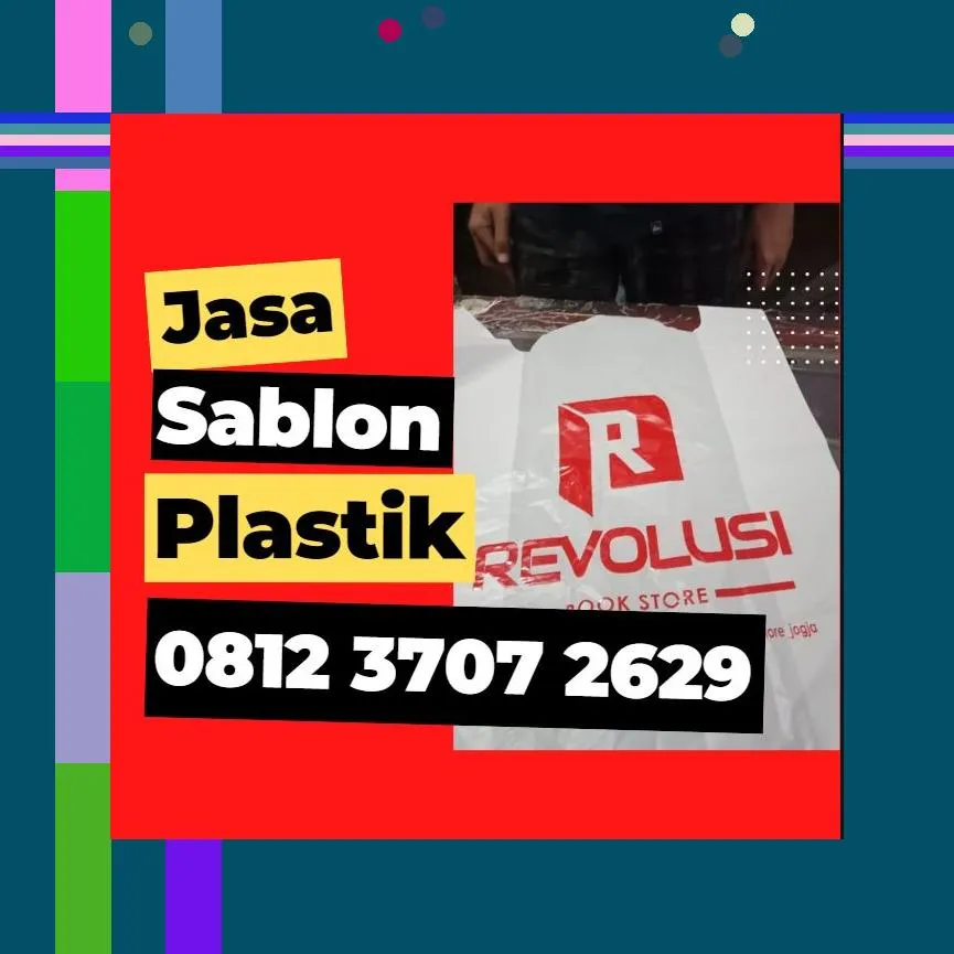 Jasa Sablon Plastik OPP di Cangkringan