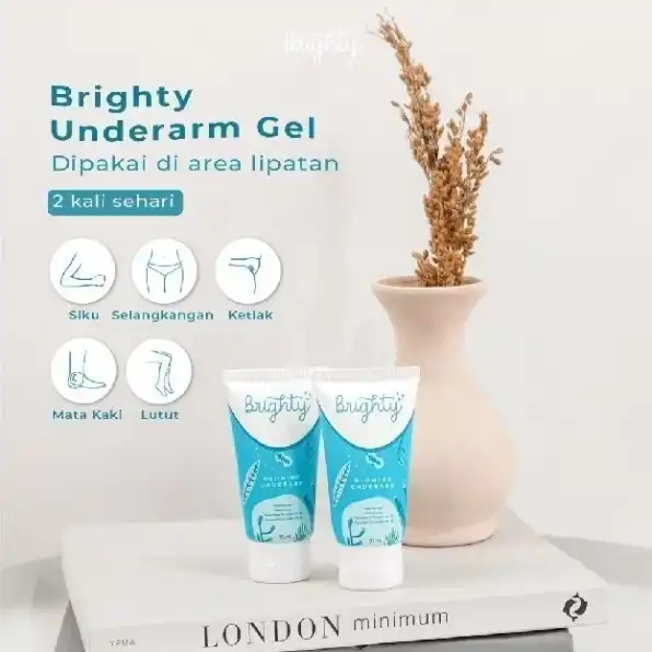 Brighty Glowing Underarm Pemutih Ketiak No.1 Di Indonesia Mencerahkan Memutihkan Pencerah Ketiak Sel