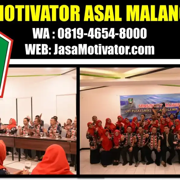 Motivator Dari Malang, (0819-4654-8000) Terlucu & Semangat