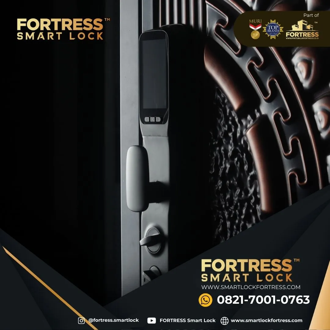 (FORTRESS) Smart Lock Door Dua Pintu Di Sanggau