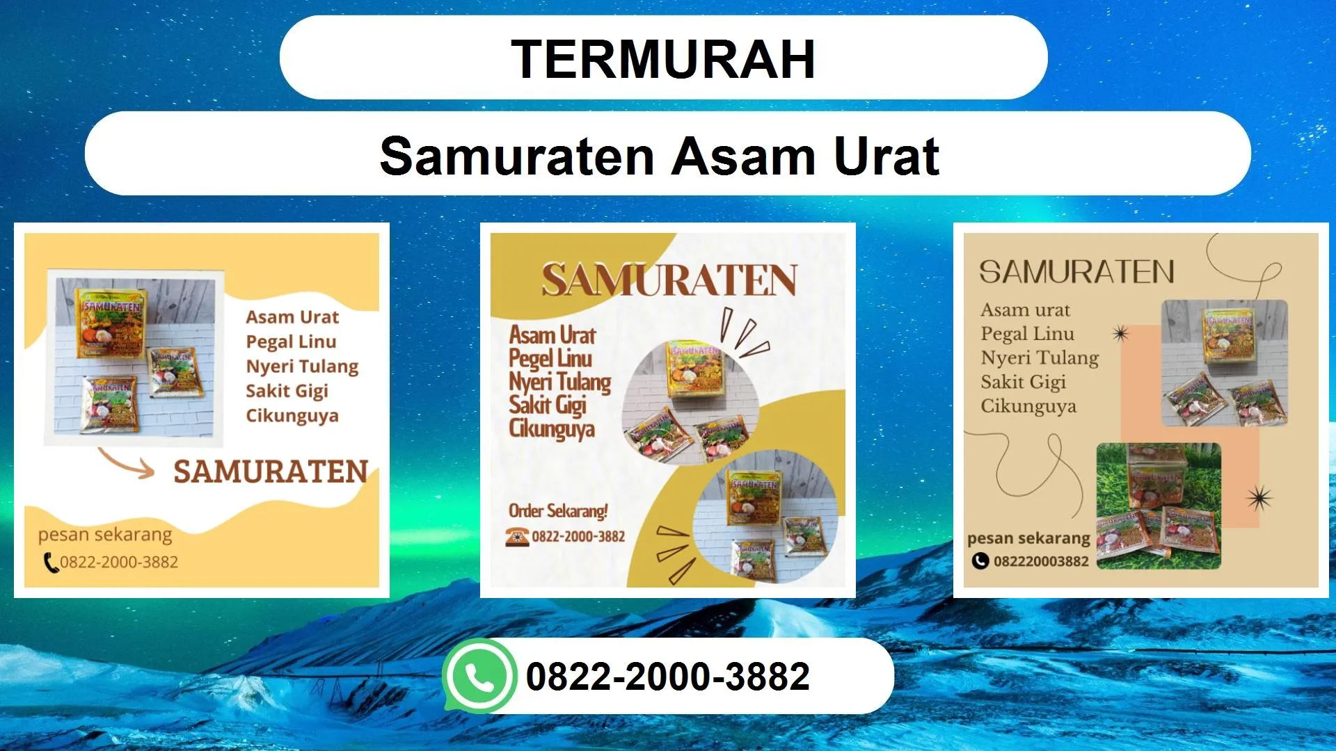 TERMURAH, 0822-2000-3882 DISTRIBUTOR SamUrat en Asam Urat Padang