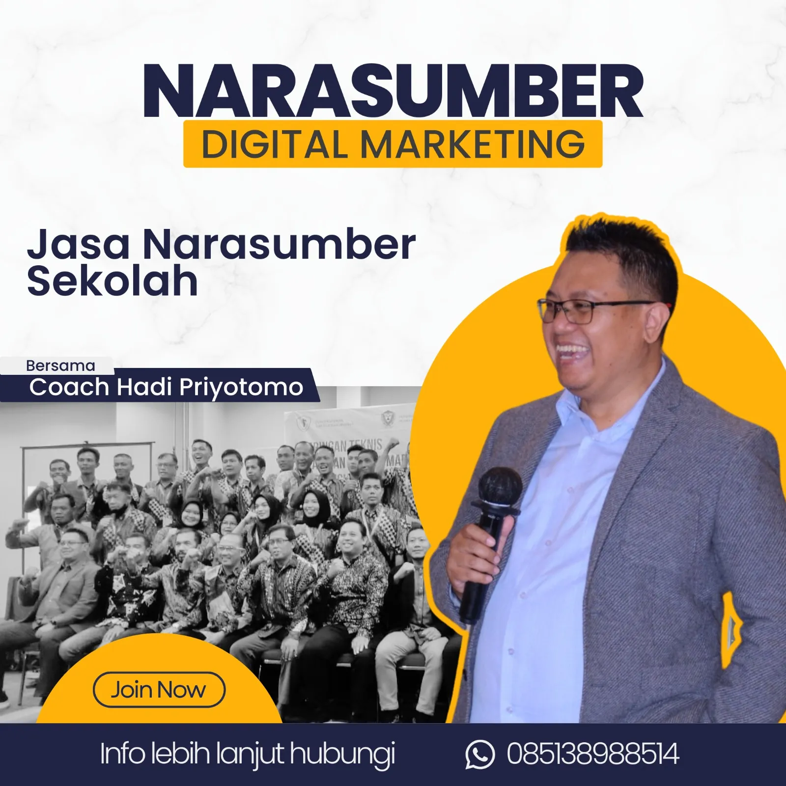 Pembicara Pemasaran Digital Bitung Meningkatkan Produktivitas Kinerja