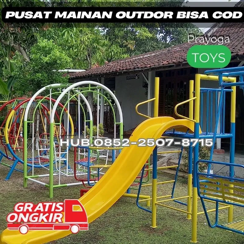 Gambar ayunan besi bulat besar Dan mainan playground Kec Kejayan Pasuruan