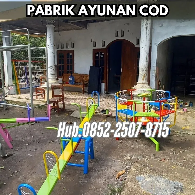 Hub 0852-2507-8715 PRODUKSI !! Ayunan Besi Dan Jungkat Jungkit Kec Bojong Pekalongan  Bayar COD Free Ongkir