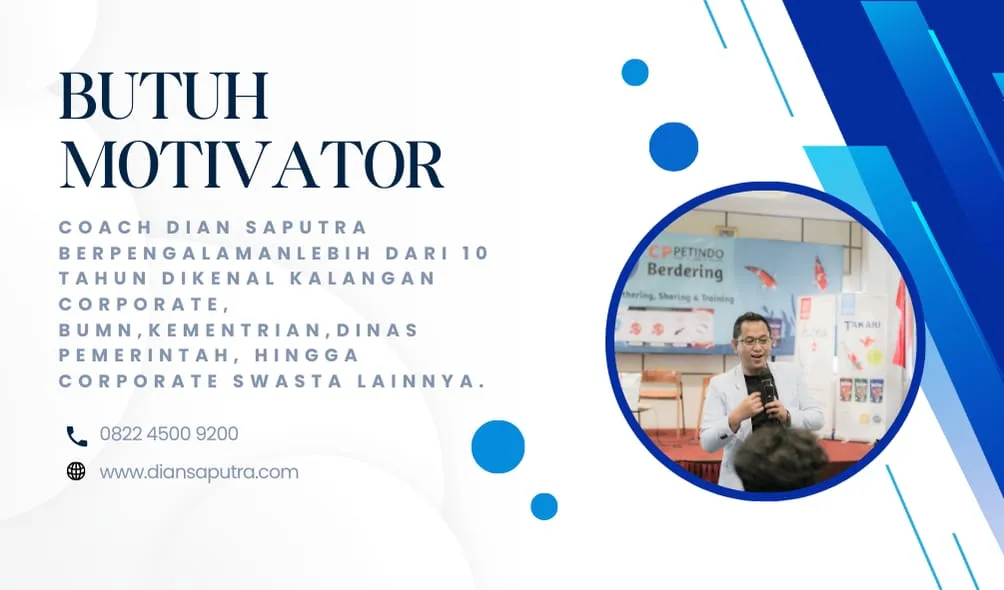 Motivator Gresik, Terpercaya & Solutif, Dian Saputra